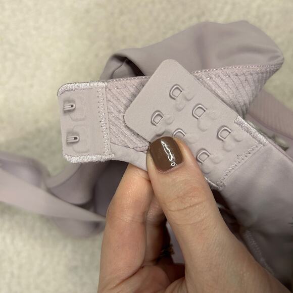 Athleta Size 32DD Advanced Racerback Adjustable Bra High Impact Lilac Lavender - Picture 3 of 7